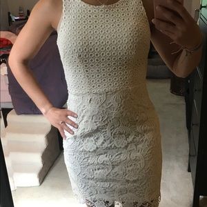 Off white shirt dress